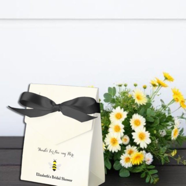 Bride To Bee Bridal Shower Favor Boxes (Creator Uploaded)
