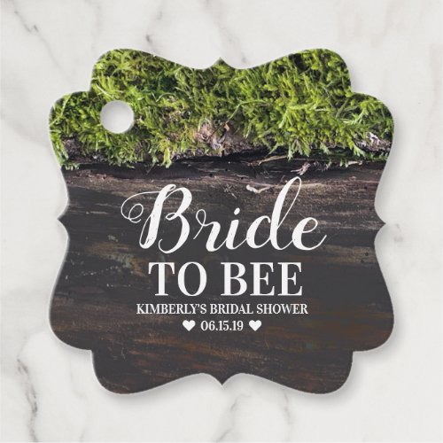 Bride To Bee Bridal Shower Favor Tags