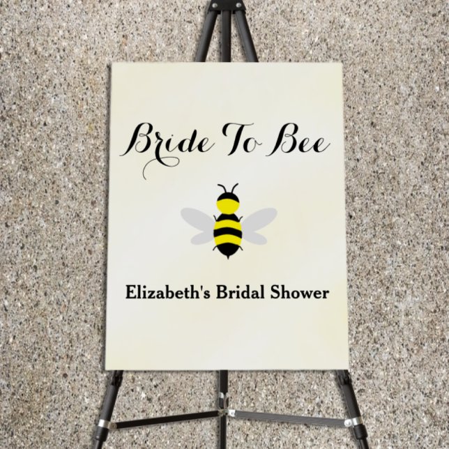 Bride To Bee Bridal Shower Foam Board (Creator Uploaded)