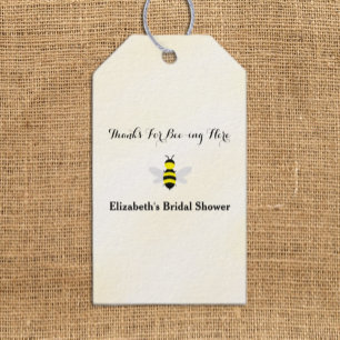 Bride To Bee Bridal Shower Gift Tags