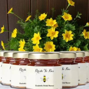 Bride To Bee Bridal Shower Honey Jar Favors
