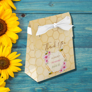 Bride to Bee Bridal shower honeycomb thank you Favor Boxes