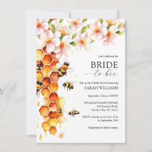 Bride To Bee Bridal Shower Invitation