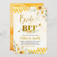 Bride to Bee Bridal Shower Invitation