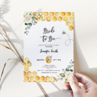 Bride to bee bridal shower invitation