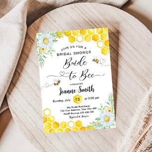 Bride to bee bridal shower invitation
