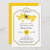Bride to Bee Bridal Shower Invitation (Front/Back)