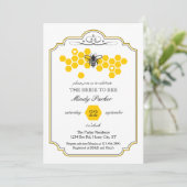 Bride to Bee Bridal Shower Invitation (Standing Front)