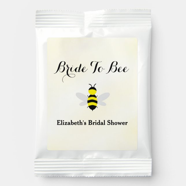 Bride To Bee Bridal Shower Lemonade Drink Mix (Front)