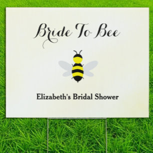 Bride To Bee Bridal Shower Sign