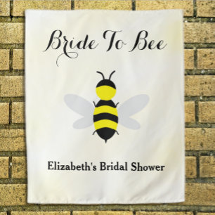 Bride To Bee Bridal Shower Tapestry