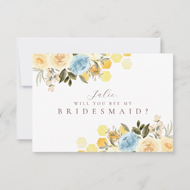 Bride to Bee Bridesmaid Card (Front)
