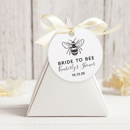 Bride to bee honey tags Bridal shower favor tag
