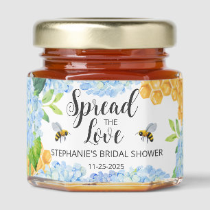 Bride To Bee Honeycomb Hydrangea Bridal Shower Honey Jar Favors