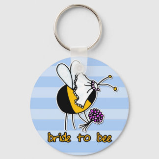 bride to bee keychain