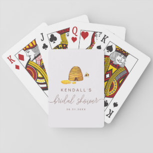 Bride to Bee Playing Cards