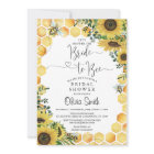 Bride to Bee Rustic Bridal Shower Invitation