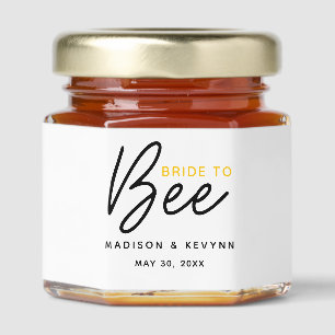 Bride to Bee Wedding Honey Jar Favors