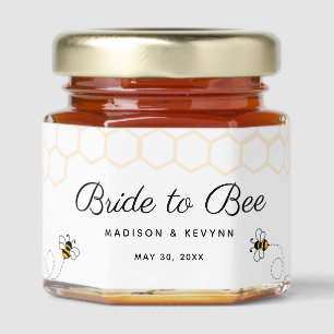 Bride to Bee Wedding  Honey Jar Favors