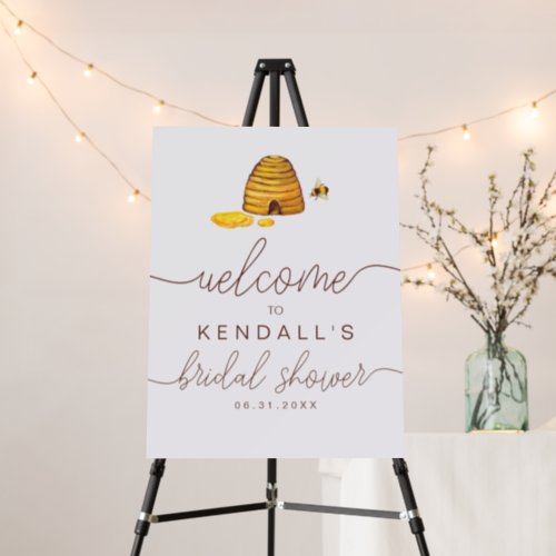 Bride to Bee Welcome Sign