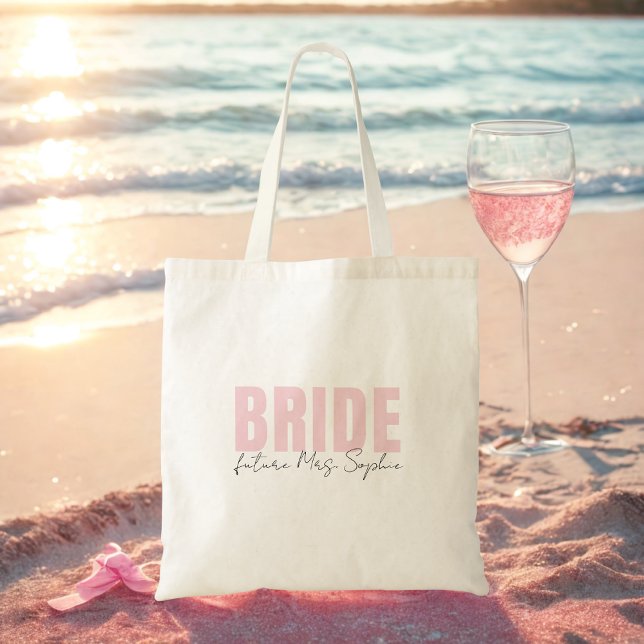 Bride Tote Bag | Personalized Future Mrs. Name  (Creator Uploaded)