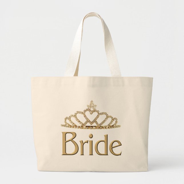 Bride totebag large tote bag (Front)