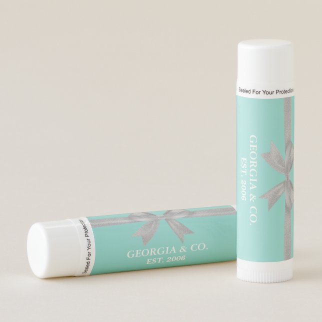 BRIDE Touch Of Silver Birthday Shower Party Lip Balm (Front)