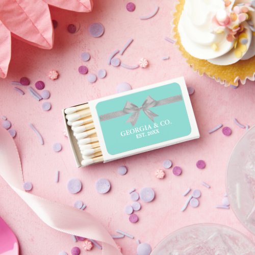 BRIDE Touch Of Silver Birthday Shower Party   Matchboxes