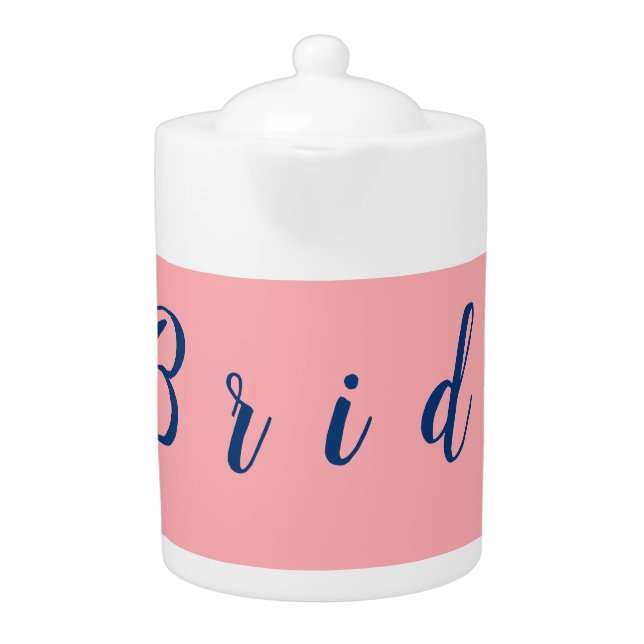 Bride Trendy Summer Fashion Personal Creation Gift Teapot (Front)