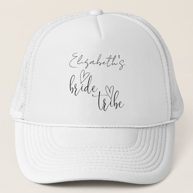 Bride Tribe Trucker Hat Bride Tribe Embroidered Foam Trucker Hat, Matching Hat for  main image 2