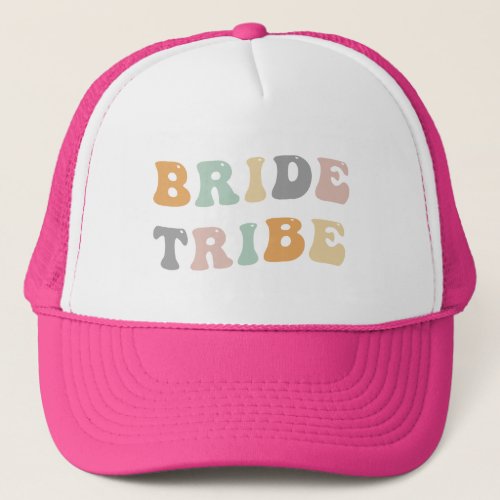 Bride Tribe Bachelorette Party Classic Retro Trucker Hat