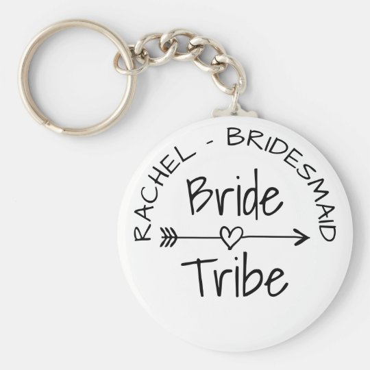Bride Tribe bachelorette party favor keychains