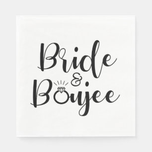 Bride tribe bachelorette party fun  napkins