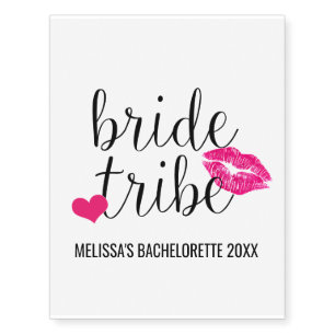Bride Tribe Bachelorette Party Tattoos