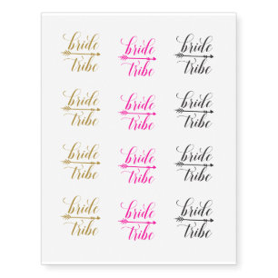 Bride Tribe Bachelorette Tattoo