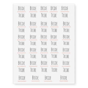 Bride Tribe Bachelorette Tattoos