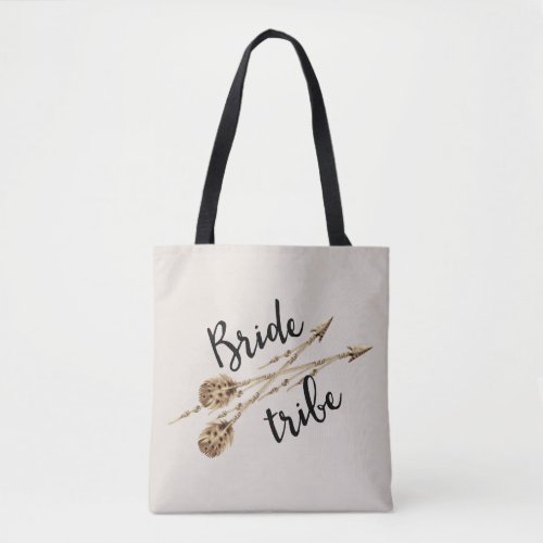 Bride Tribe Boho Arrows Tote Bag