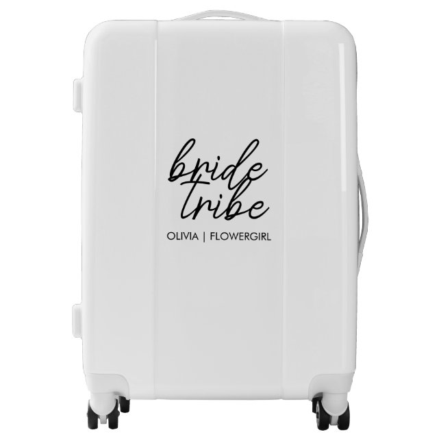 Bride Tribe | Bridal Party Flowergirl Luggage (Front)