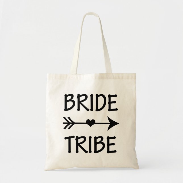 Bride Tribe Bridesmaid Tote Bag (Front)
