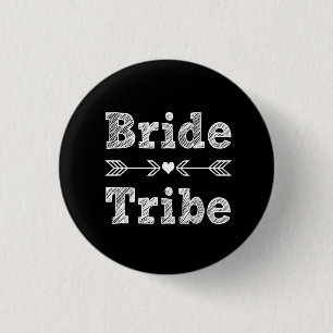 Bride Tribe Bridesmaid women's Pinback Button