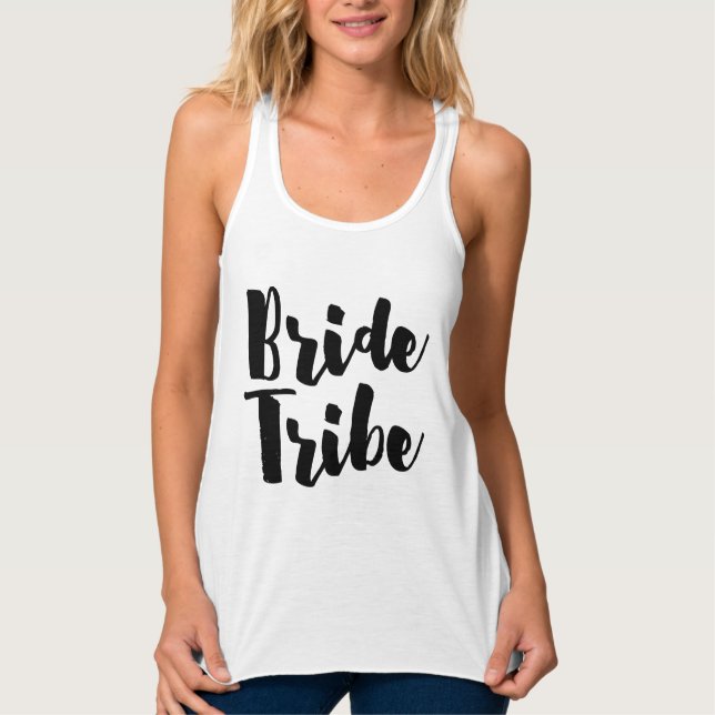 Bride Tribe Crop Top (Front)