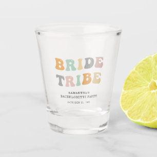Bride Tribe Custom Bachelorette Party Classic 90s Shot Glass