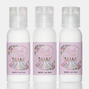 Bride Tribe Custom Name Bachelorette Party Hand Lotion