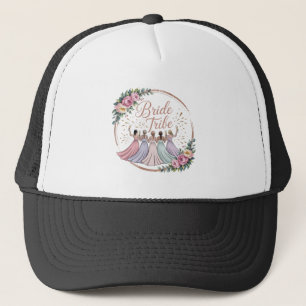 Bride Tribe Custom Name Bachelorette Party Trucker Hat