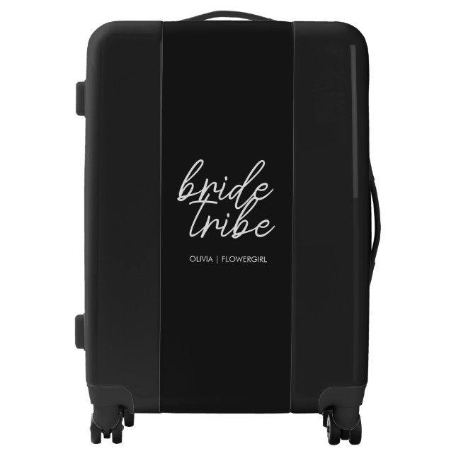 Bride Tribe | Destination Wedding Flower Girl Luggage (Front)