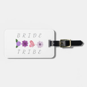 Bride Tribe Floral Bride Hen Party Gift  Luggage Tag
