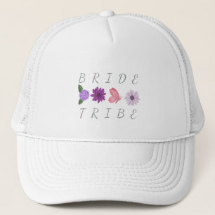 Bride Tribe Floral Bride Hen Party Gift Trucker Hat