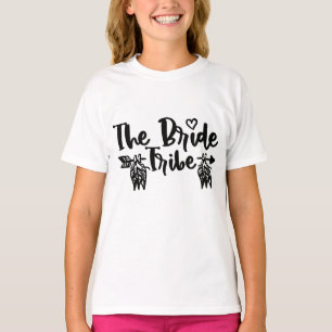 Bride Tribe Flower Girl Wedding Boho Tribal T-Shirt