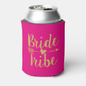 Bride Tribe | Hot Pink Can Cooler (Can Back)