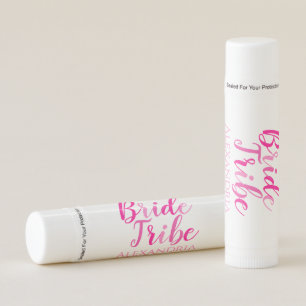 Bride Tribe Hot Pink Lip Balm